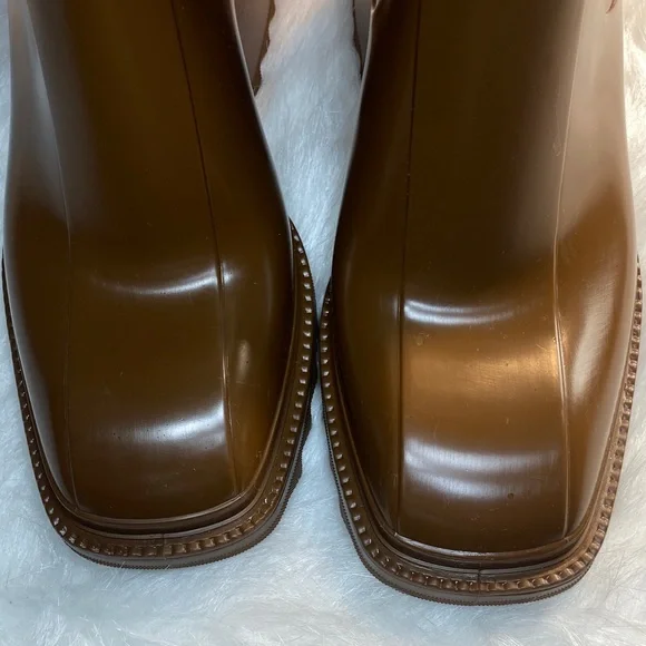 Chloe  Betty canvas trim rainboots Women's Winter Boots - Picture 6 of 9